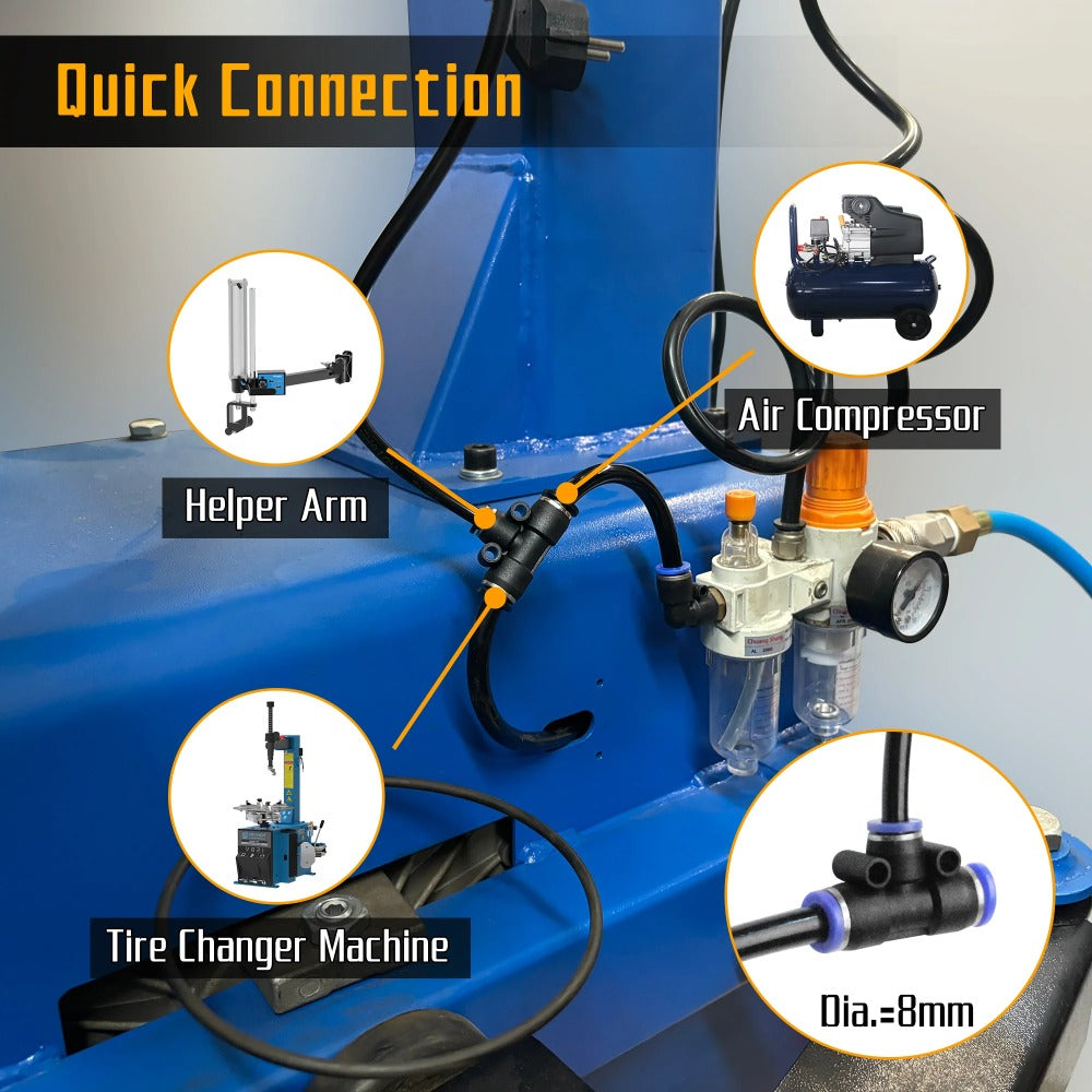 Tyre Changer Helper Assist Arm Suitable for All Semi-automatic Tire Changers Machine with Swing Arm Third Assister Auxiliary Arm